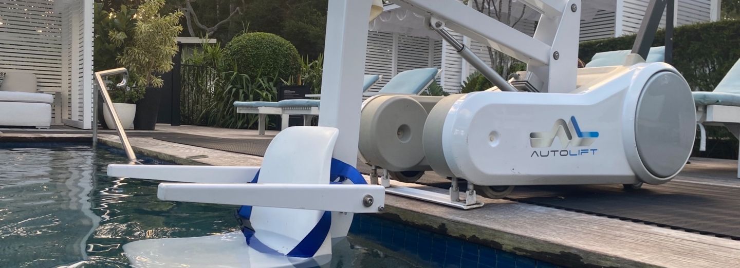 Pool Hoist - Accessible accommodation Byron Bay | Elements of Byron
