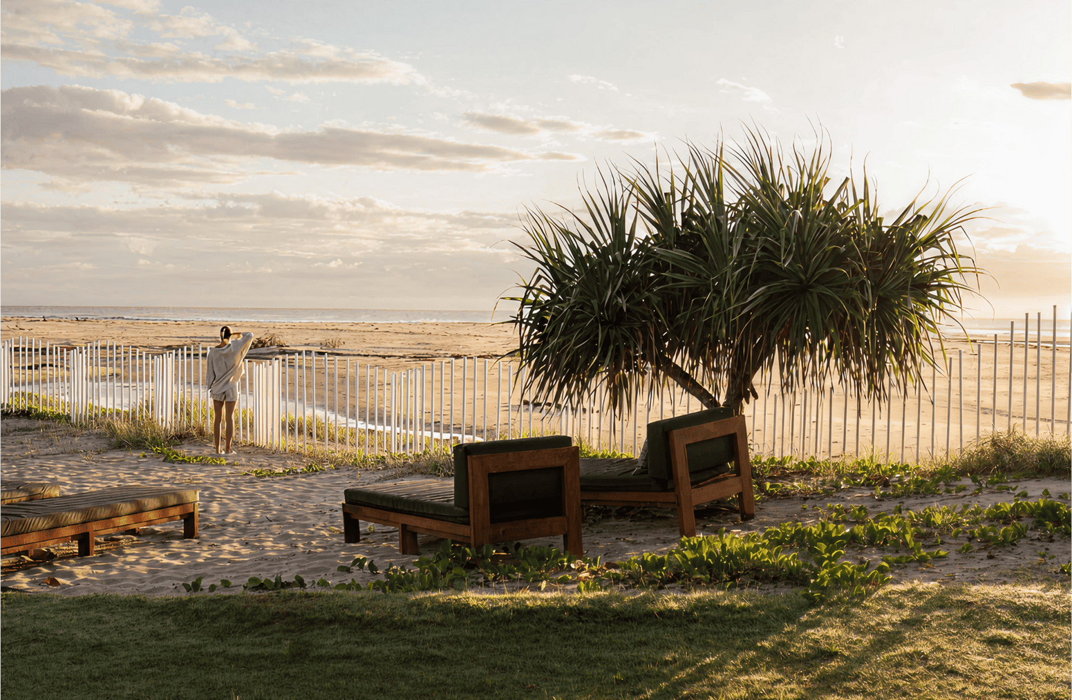 Beach front access at Elements of Byron