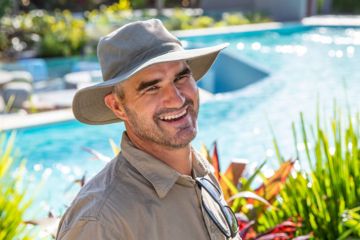 Simon the grounds keeper for over a decade at Elements of Byron
