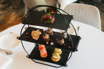 Chocolate Assiette Tower Azure