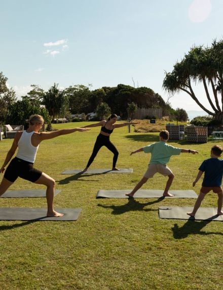 Yoga at The Heart of the Bay at Elements of Byron