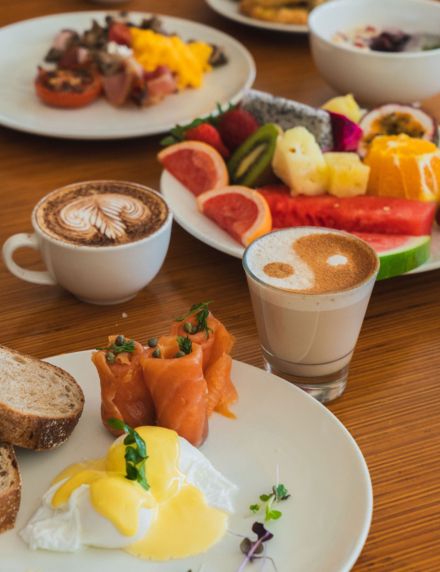 Buffet breakfast at Elements of Byron