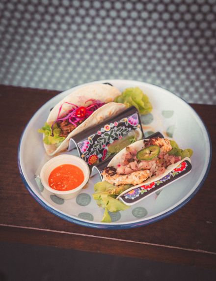 Tacos at Summer Salt Adults Only Pool at Elements of Byron