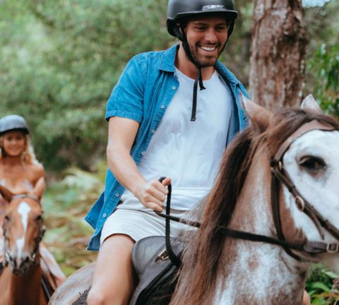 Horse riding - outside activities at Elements of Byron