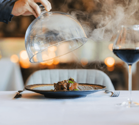 Smoked Duck at Azure Bar and Grill at Elements of Byron