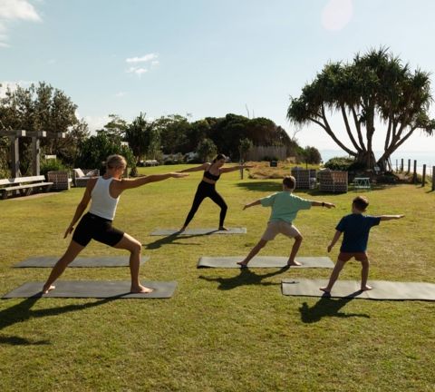 Yoga at The Heart of the Bay at Elements of Byron
