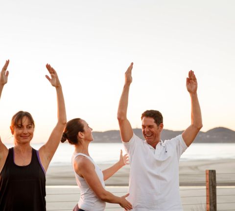 Sunrise Yoga | Elements of Byron Conferencing and Events Activities