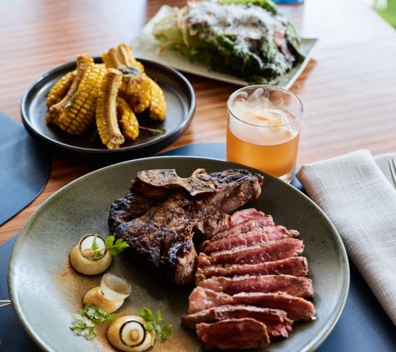 Steak at Azure Bar and Grill