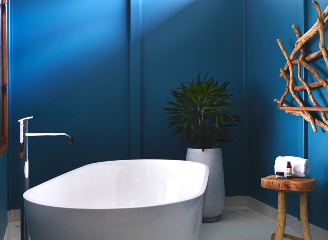 dunal blue bathroom